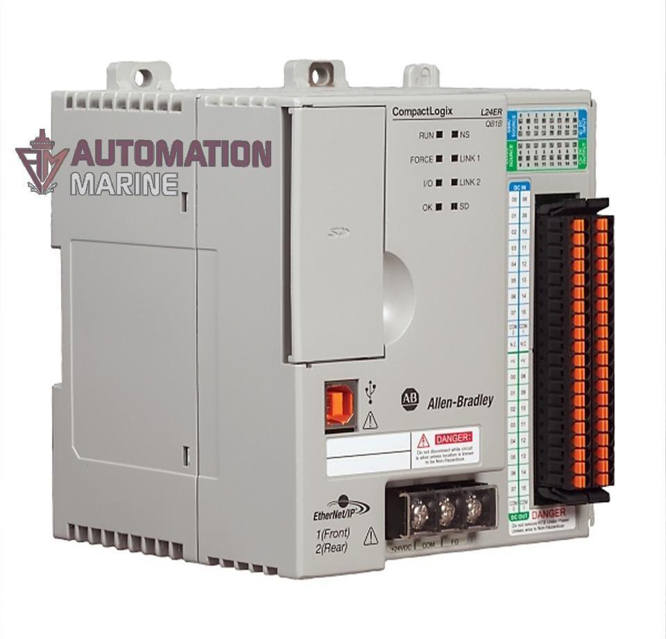 Allen-Bradley 1769-L24ER-QB1B CompactLogix 750KB Integrated I/O Controller – Industrial PLC Automation System CENTRAL PROCESSING UNIT (CPU)