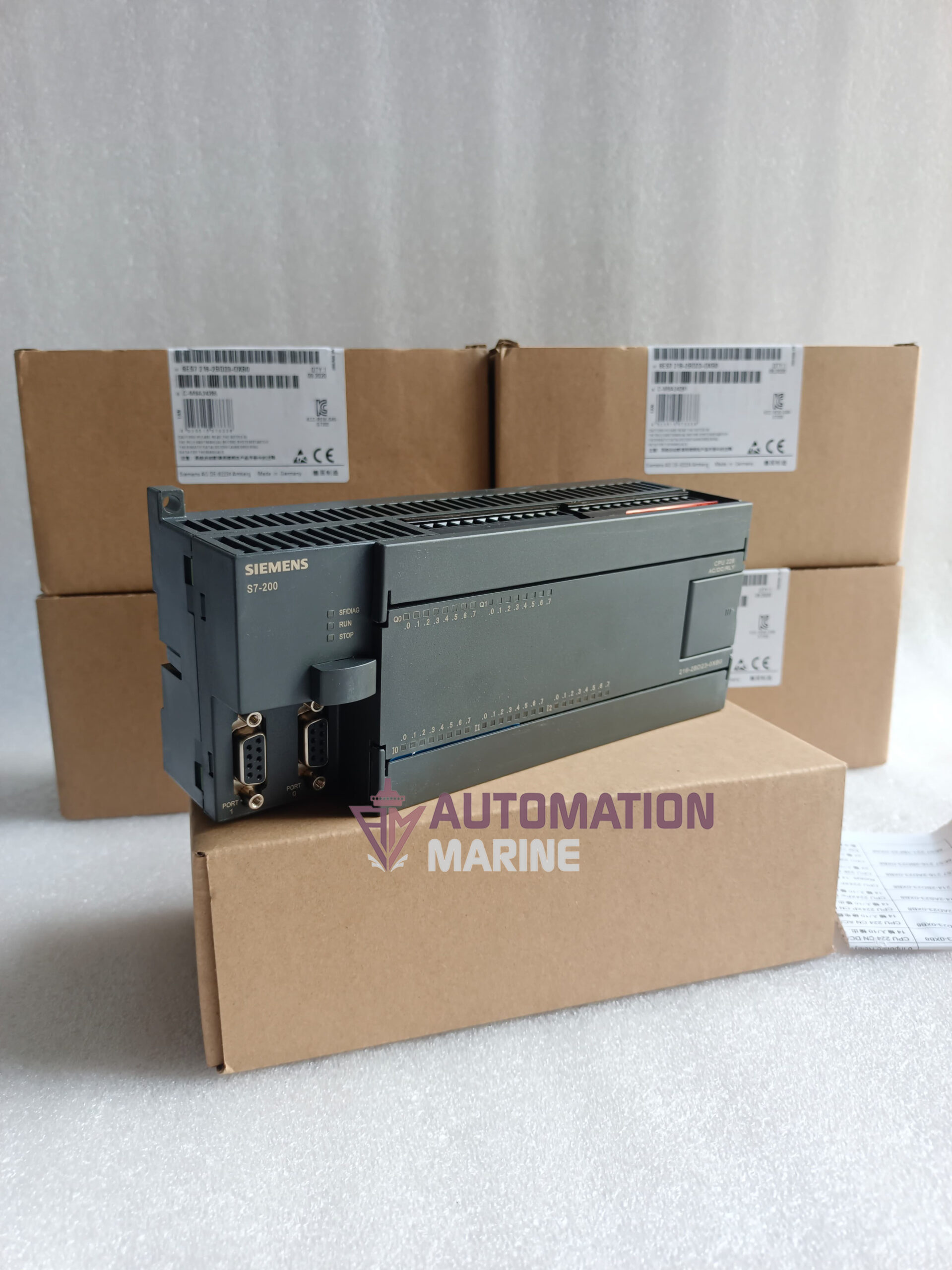 Siemens SIMATIC S7-200 CPU 226 PLC Module 6ES7 216-2BD23-0XB0 | 24DI/16DO Relay | Industrial Automation Controller PROGRAMMABLE LOGIC CONTROLLER (PLC)