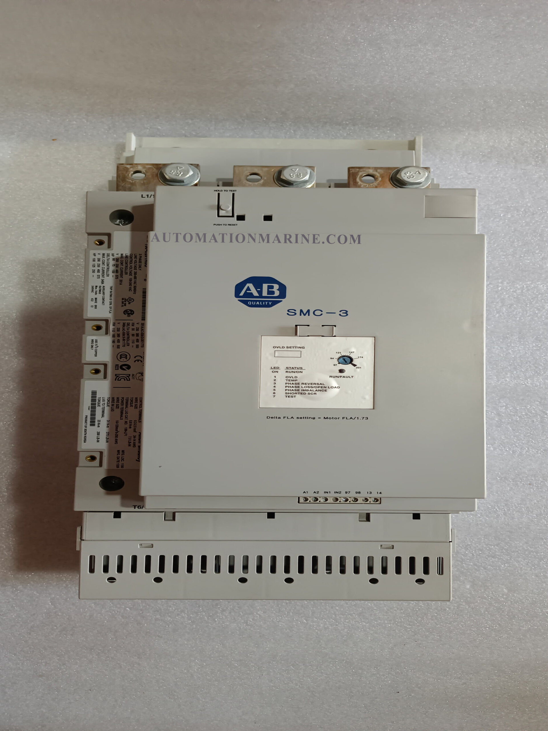 Allen-Bradley SMC-3 150-C201NBD 250HP Soft Starter | Intelligent Motor Soft Starter Controller SOFT STARTER