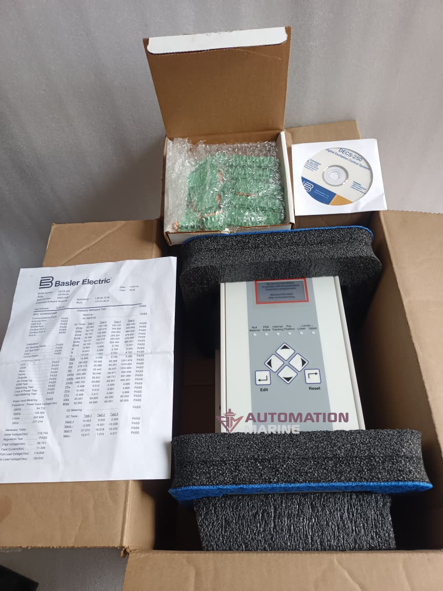 BASLER DECS-250 DECS-250-LN1SA1N Digital Excitation Control System | New Automatic Voltage Regulator (AVR) for Generator Excitation Control CONTROLLER