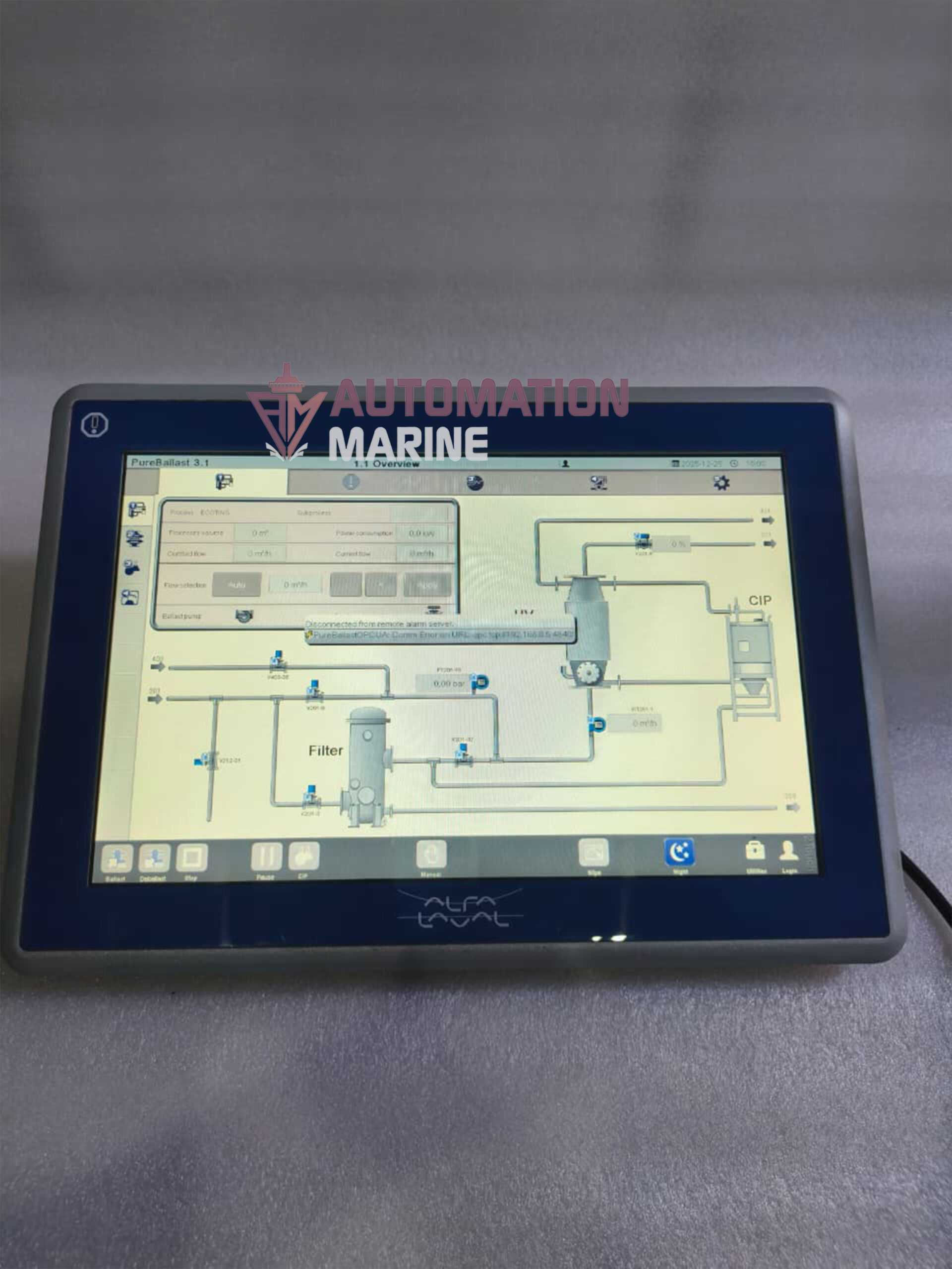 Beijer Electronics IX T15BR HMI Panel for Alfa Laval | 15 Industrial Touchscreen Operator Interface HUMAN MACHINE INTERFACE (HMI)