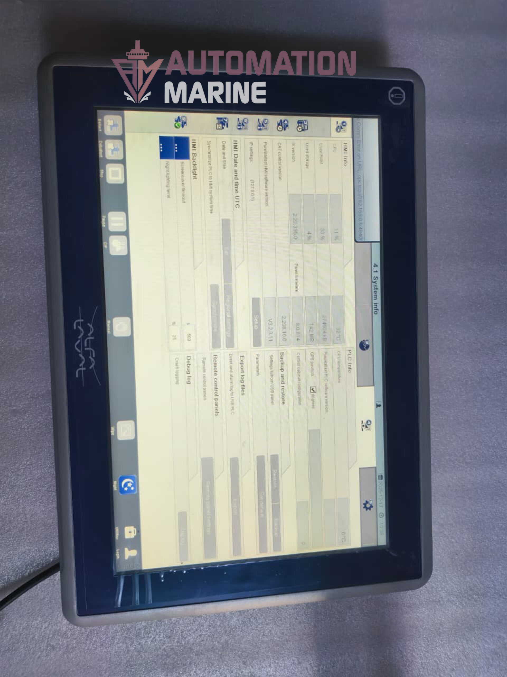 Beijer X2 Marine 15-B2 HMI Touch Panel | Marine-Certified 15 Industrial Display HUMAN MACHINE INTERFACE (HMI)
