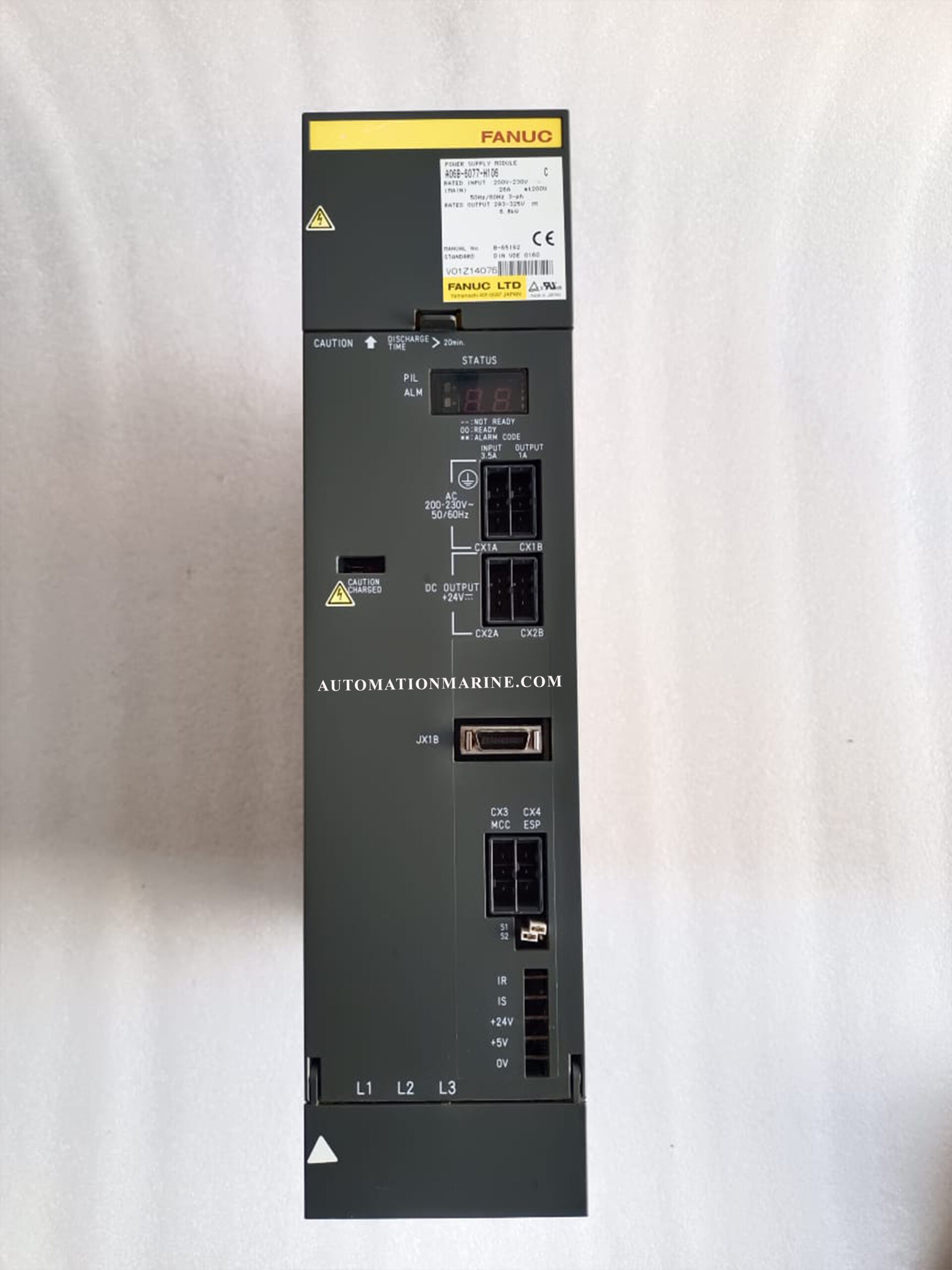 FANUC A06B-6077-H106 Power Supply Module – CNC Servo System Power Supply Unit SERVO AC DRIVE