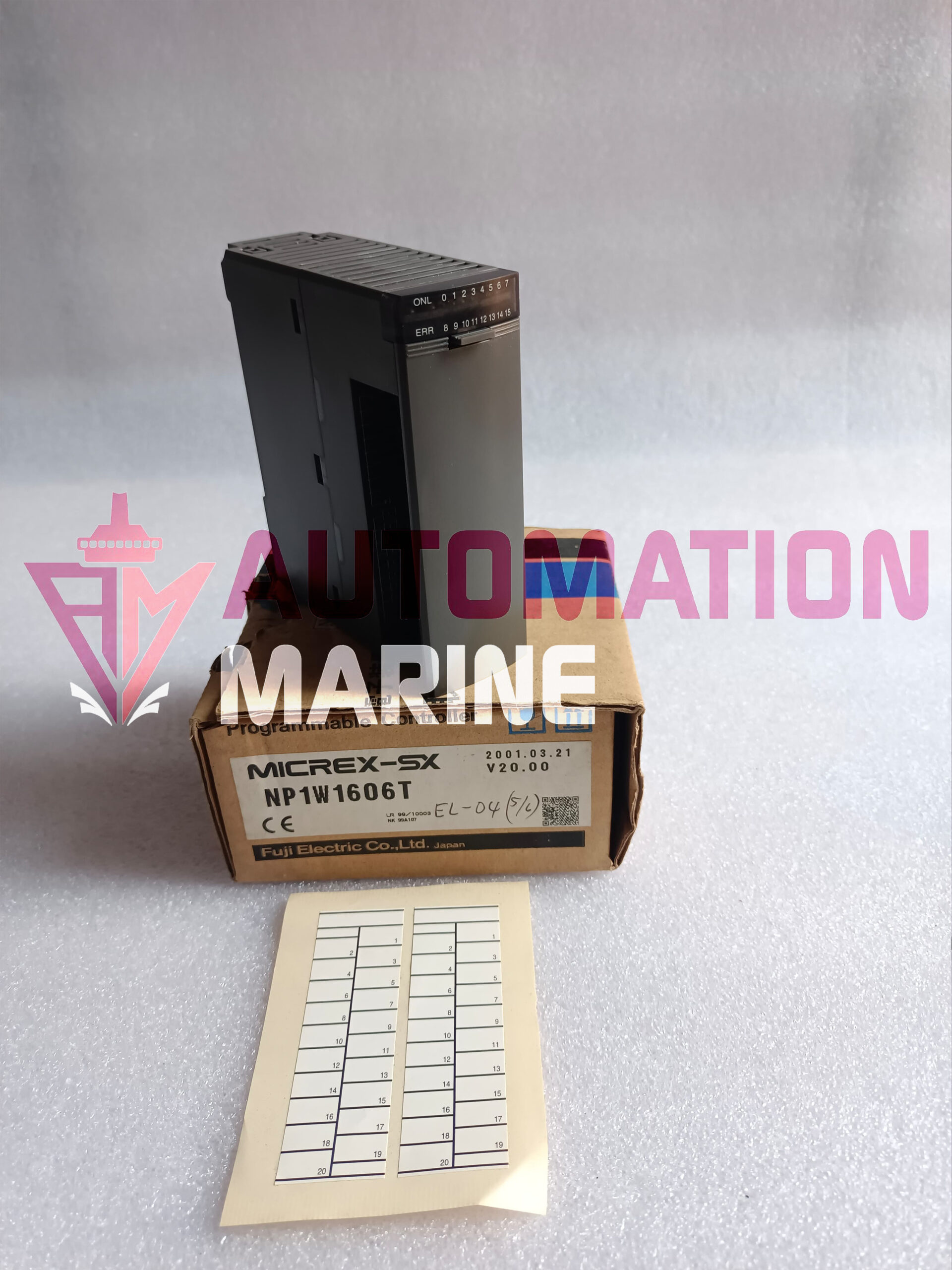 Fuji Electric MICREX-SX NP1W1606T Digital I/O Module – High-Speed PLC Input/Output Expansion MODULE