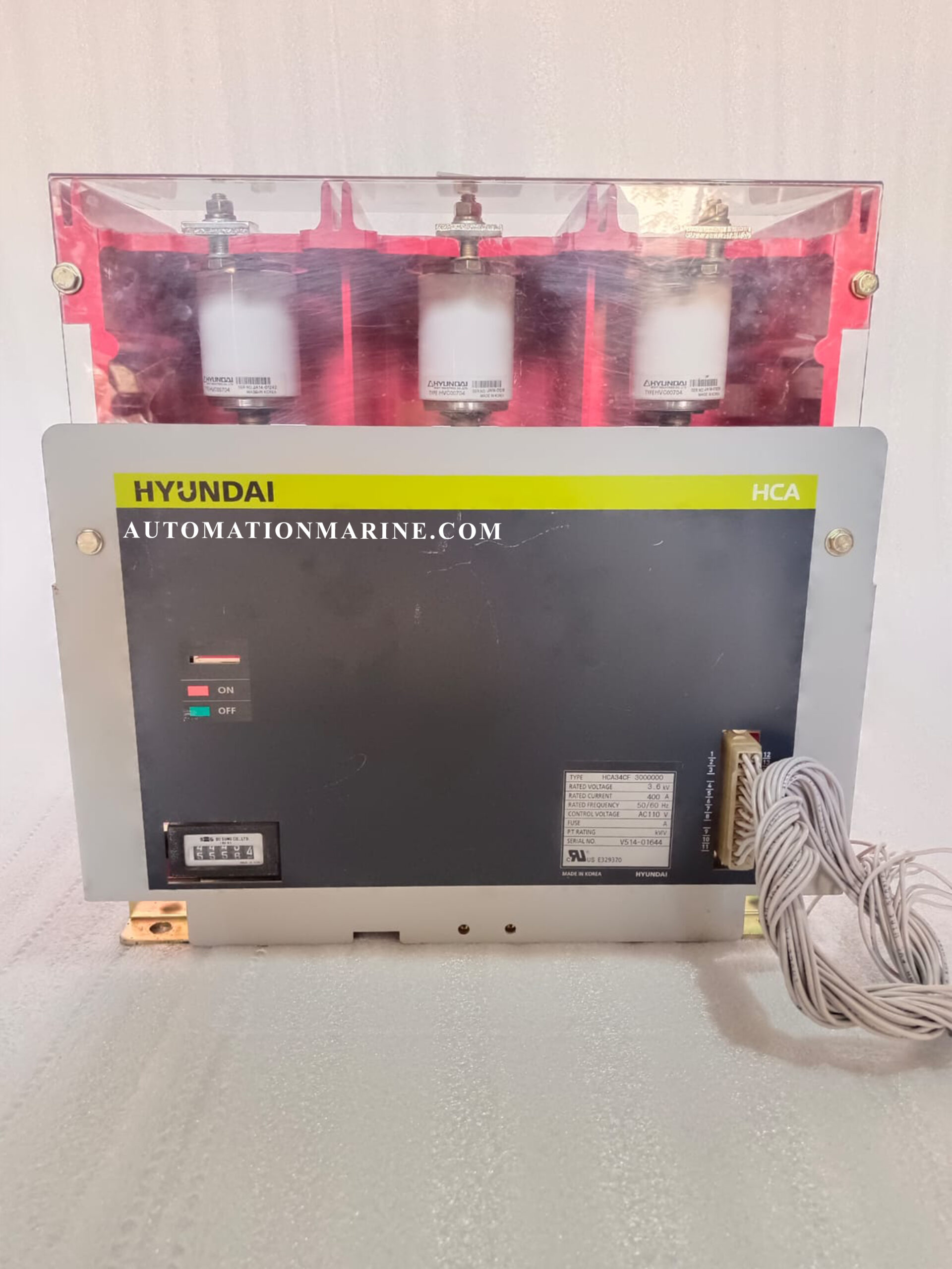 Hyundai HCA34CF Vacuum Contactor – 400A Medium Voltage Industrial Vacuum Contactor VACCUM CONTACTOR
