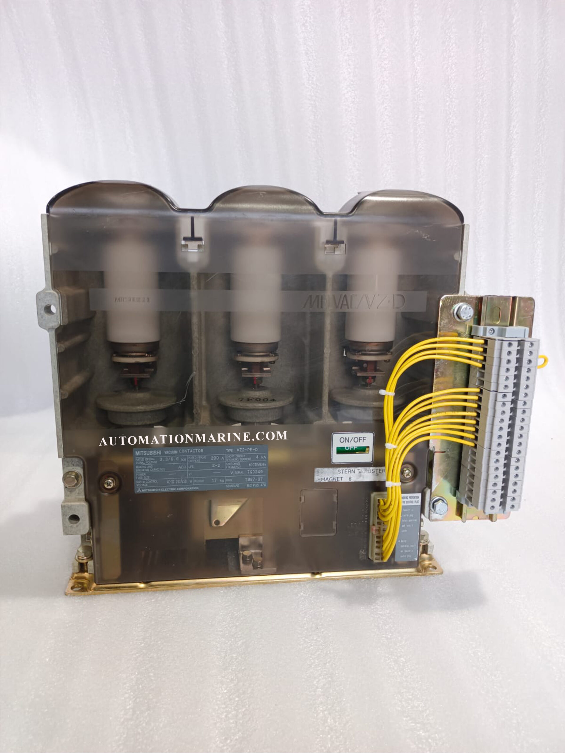 Mitsubishi VZ2-PE-D Vacuum Contactor – 200A Medium Voltage Industrial Vacuum Switching Contactor VACCUM CONTACTOR