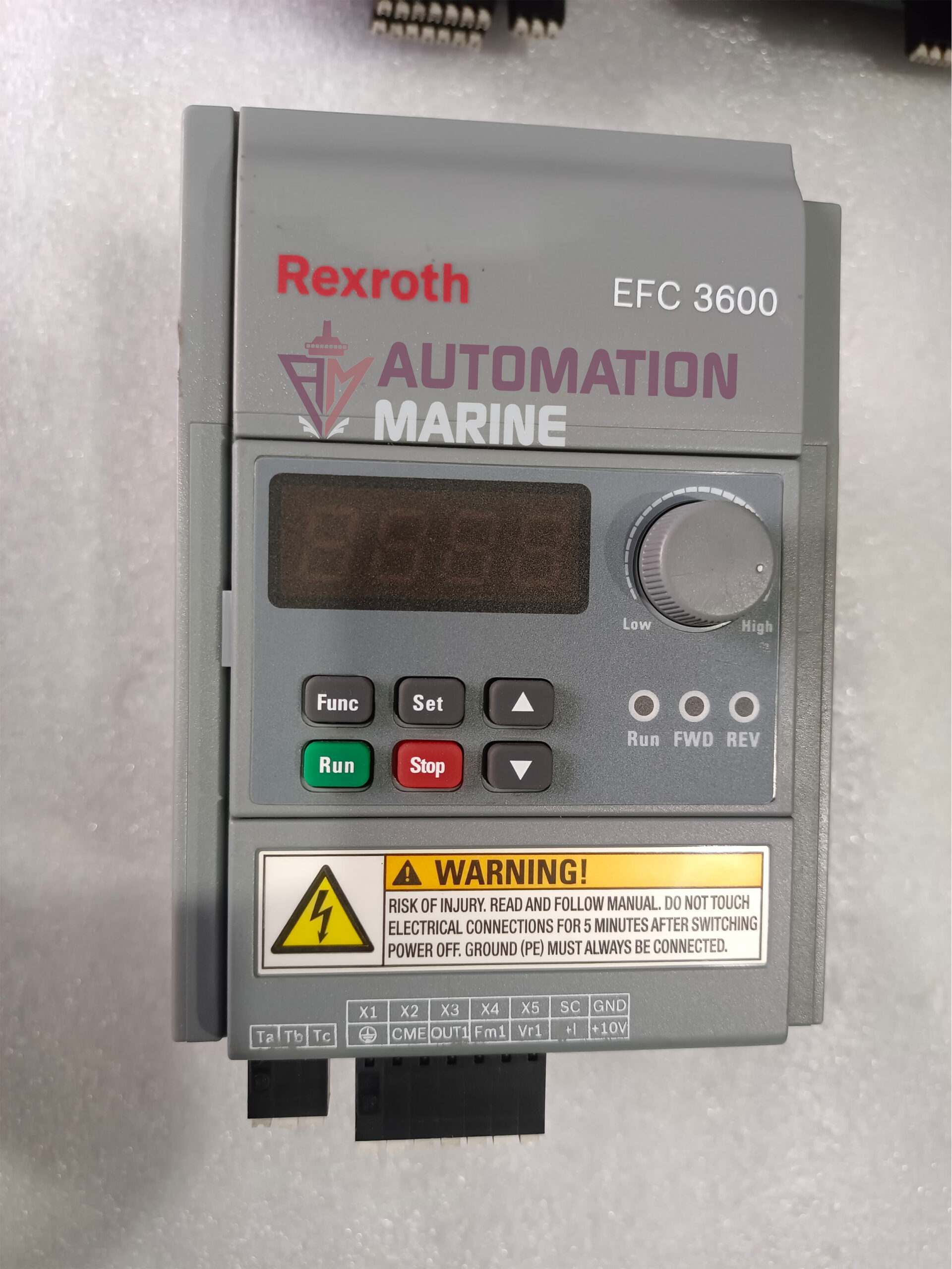 Bosch Rexroth EFC3600-0K75-3P4-MDA-7P-NNNN EFC3600 0.75kW (1HP) AC Drive | 380-480V Three Phase Variable Frequency Drive (VFD) AC DRIVE