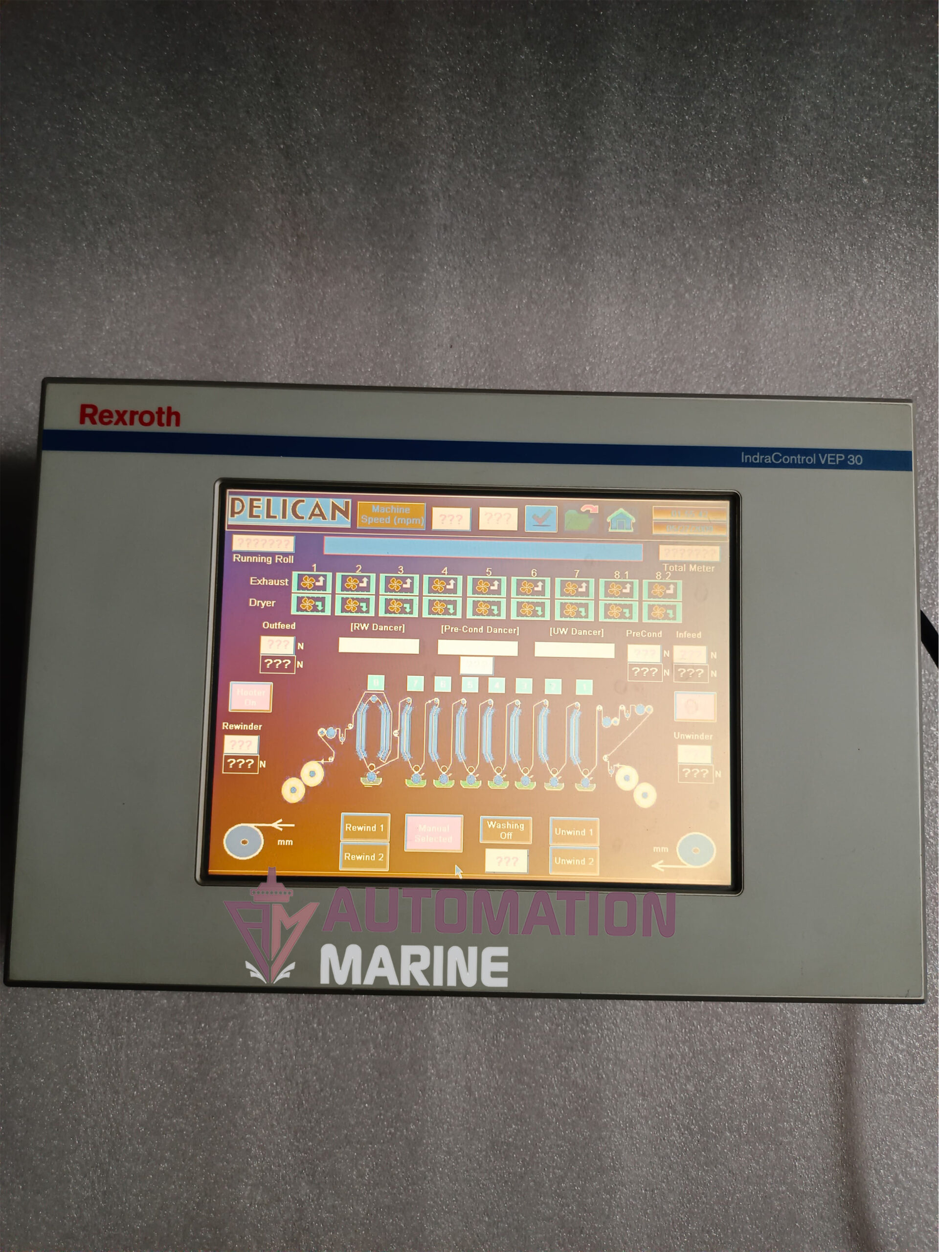 Rexroth IndraControl VEP30 VEP30.3CCN-256NN-MAD-128-NN-FW Industrial Panel PC HUMAN MACHINE INTERFACE (HMI)