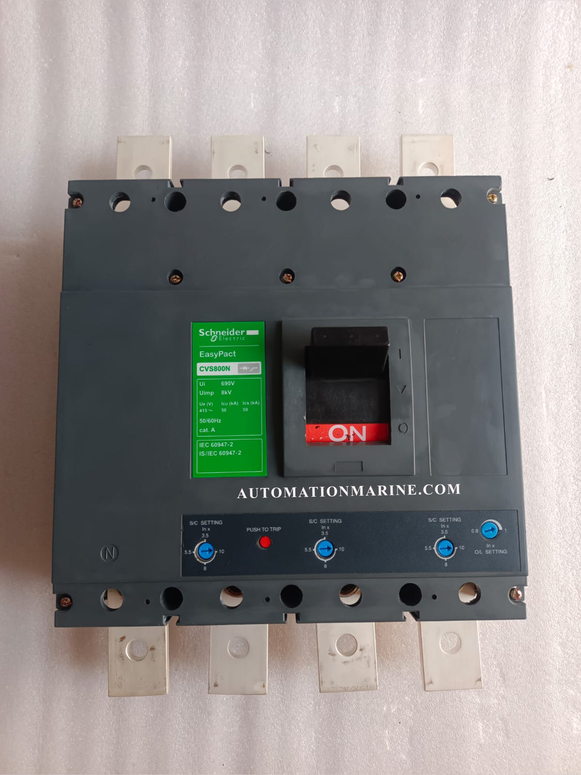 Schneider Electric LV580301 800A 4 Pole MCCB – Heavy Duty Molded Case Circuit Breaker for Industrial Power Distribution MOULDED CASE CIRCUIT BREAKER (MCCB)