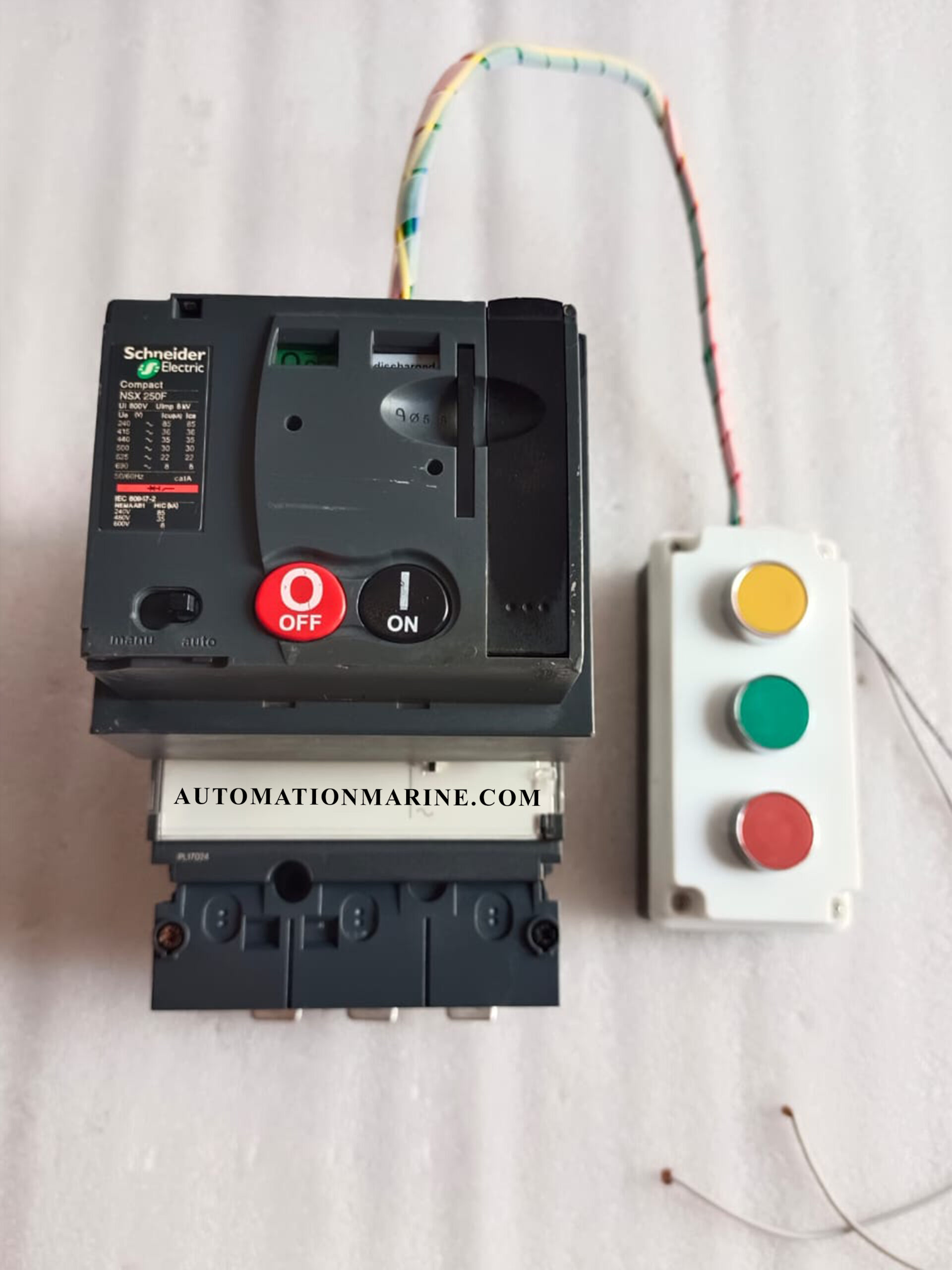 Schneider Electric Compact NSX250F MCCB with Motor Mechanism | 250A 3 Pole Motorised MCCB MOULDED CASE CIRCUIT BREAKER (MCCB)