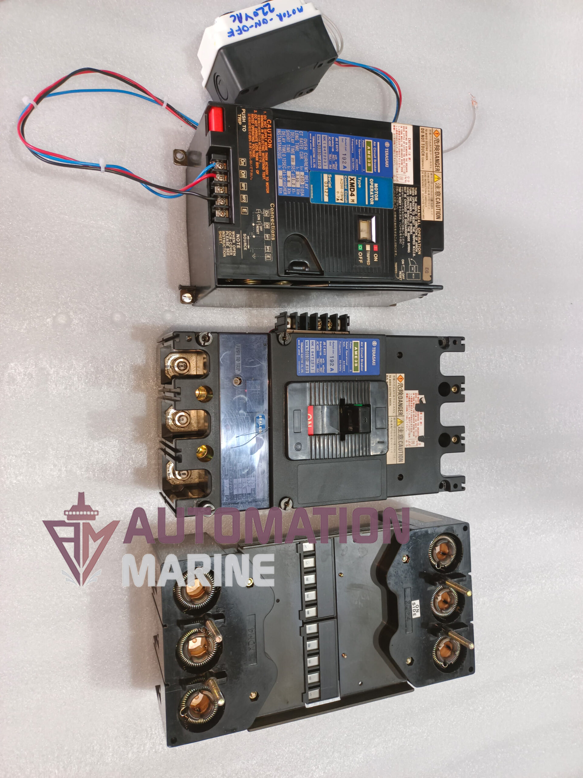 TERASAKI AME3B Air Circuit Breaker 250A 3 Pole with XMD4M Motor Operator | AC 200-220V ACB Power Distribution Solution AIR CIRCUIT BREAKER (ACB)