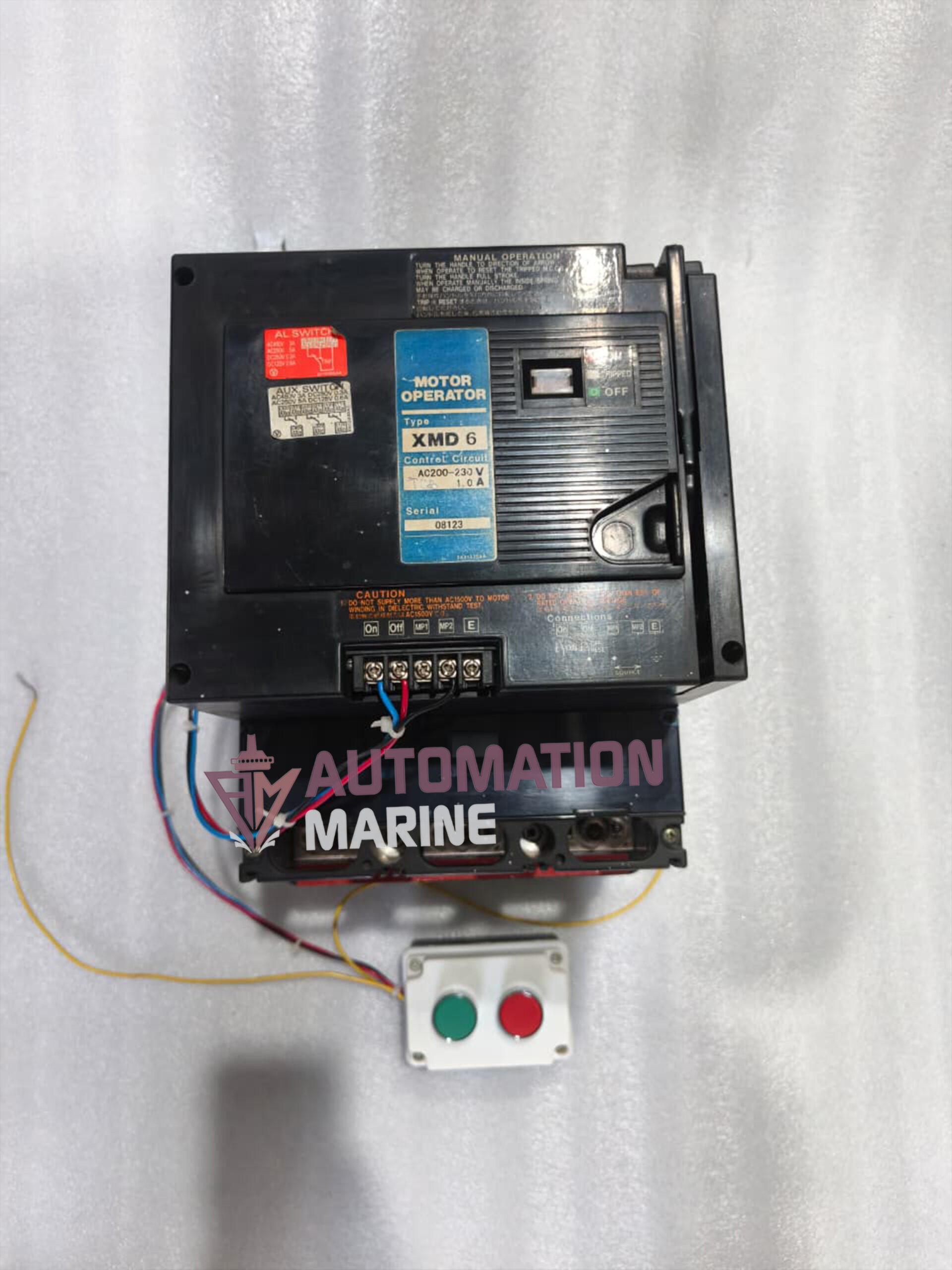 Terasaki Electric Co., Ltd. XS630NJ Circuit Breaker with XMD6 220V Motor Operator – Motorized MCCB Solution for Industrial Panels MOULDED CASE CIRCUIT BREAKER (MCCB)