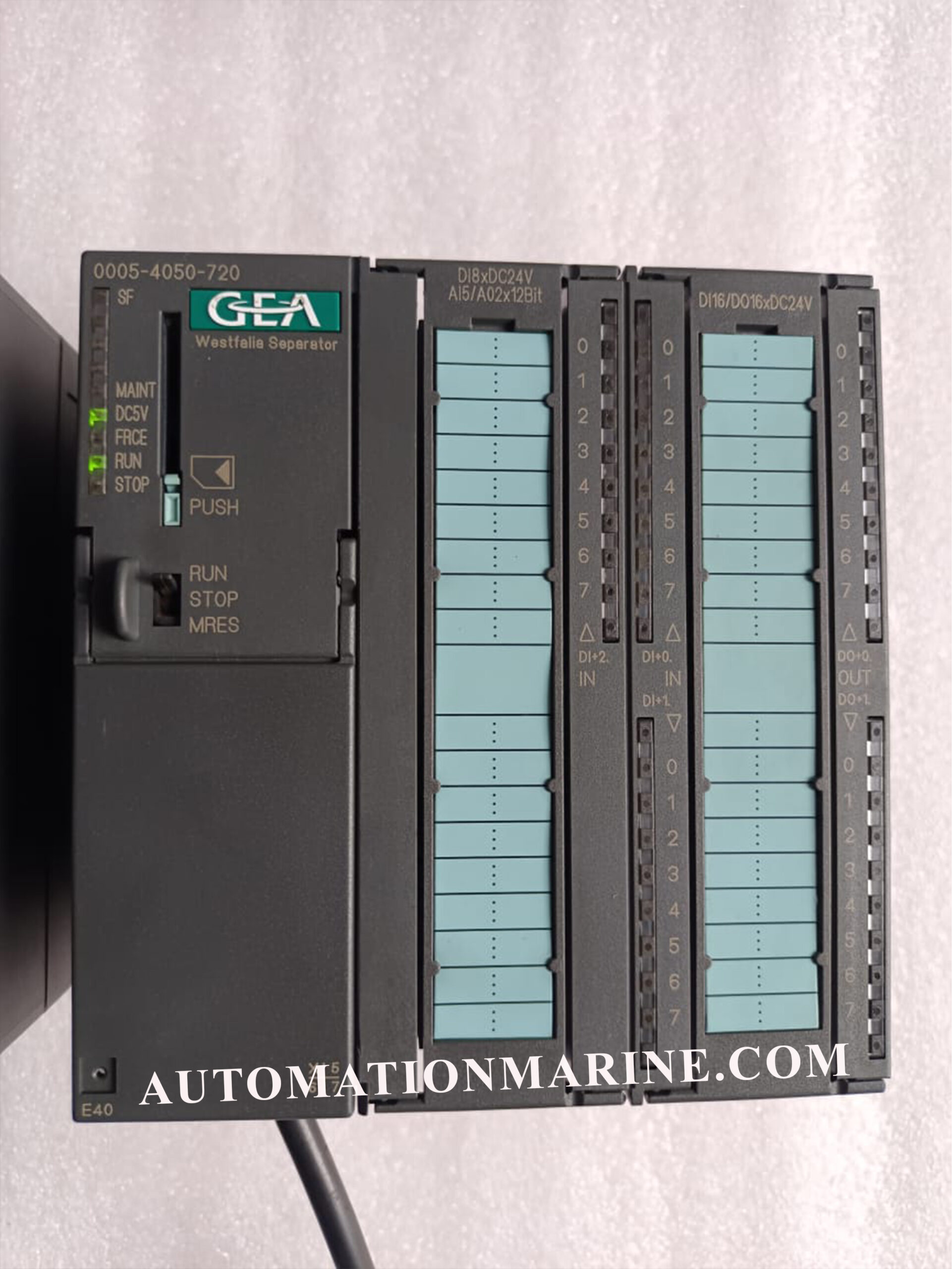 GEA Westfalia Separator 0005-4050-720 Industrial Centrifugal Separation Component – Genuine OEM Spare Part CENTRAL PROCESSING UNIT (CPU)