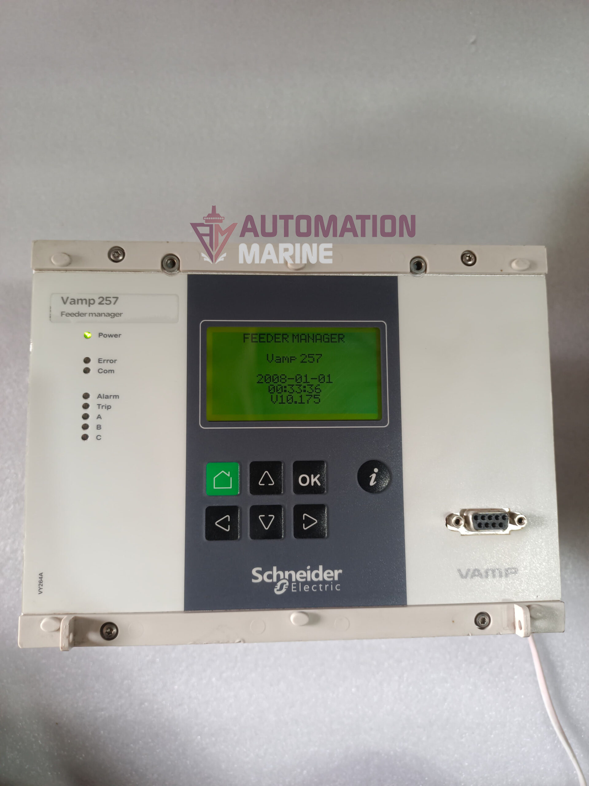 Schneider Electric VAMP 257 V257-061590 V257-7C9ECM Feeder Manager Protection Relay | Intelligent Feeder Protection Device RELAY