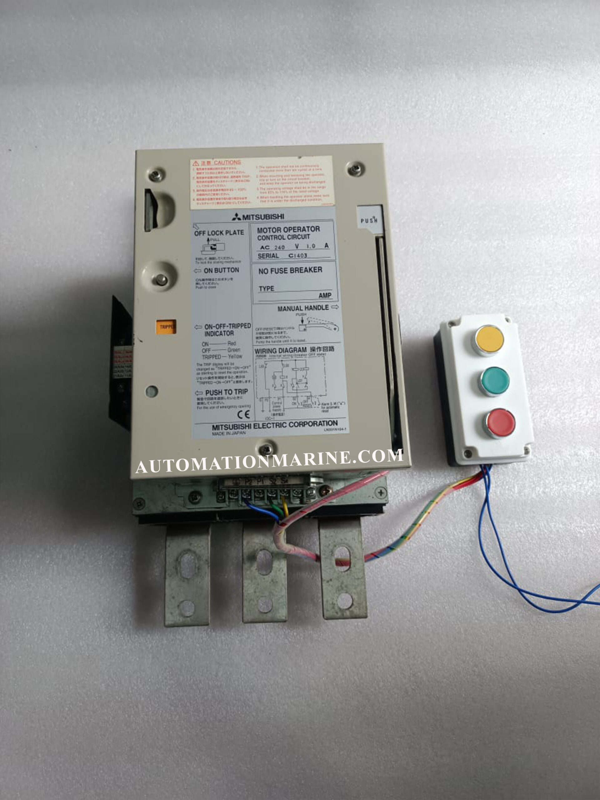 Mitsubishi NF800-CS Motor Mechanism 800A MCCB (NF800-SEW) – Motorised MCCB 440V MOULDED CASE CIRCUIT BREAKER (MCCB)