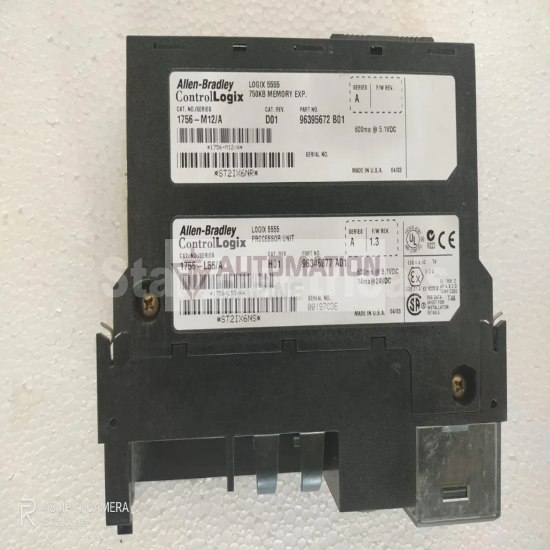 Allen-Bradley 1756-L55 ControlLogix Logix5555 Processor Module CPU