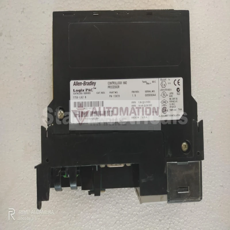 ALLEN-BRADLEY 1756-L62 CONTROLLOGIX 5562 PROCESSOR MODULE CPU