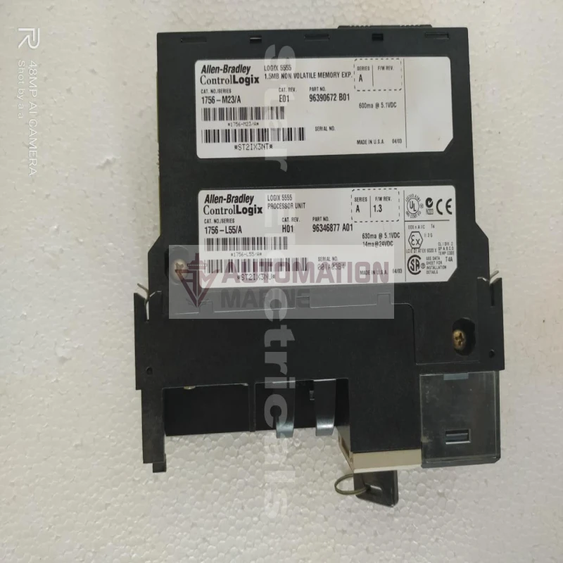 ALLEN-BRADLEY 1756-M23/A CONTROLLOGIX 1.5MB VOLATILE MEMORY EXPANSION CPU MODULE CPU