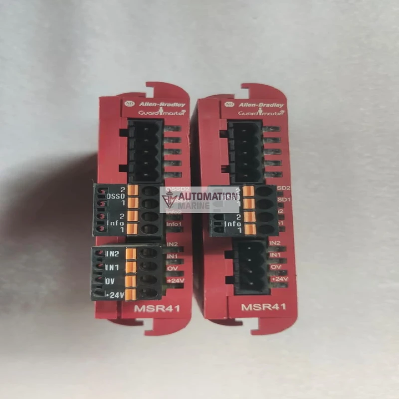 Allen-Bradley MSR41 440R-P221AGS Guardmaster Safety Relay Base Module RELAY