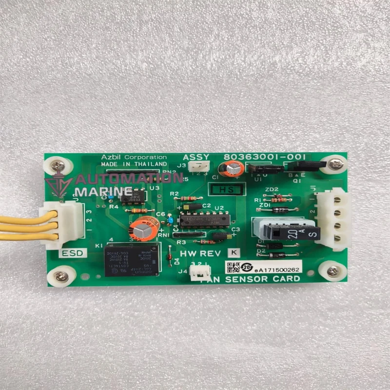 AZBIL 80363001-001 FAN SENSOR CARD ASSY MODULE