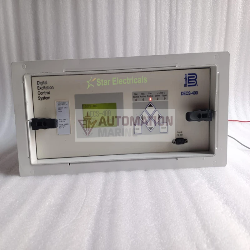 BASLER DECS-400 BASLER DECS-400 1L5U DIGITAL EXCITIATION CONTROL SYSTEM CONTROLLER