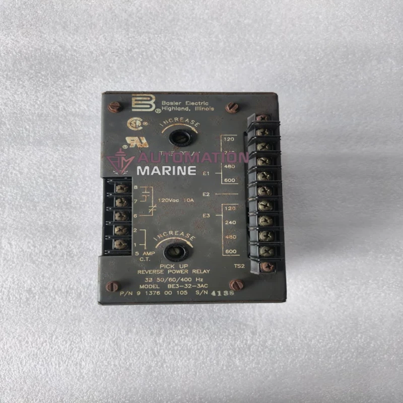 Basler Electric BE3-32-3AC Reverse Power Relay RELAY