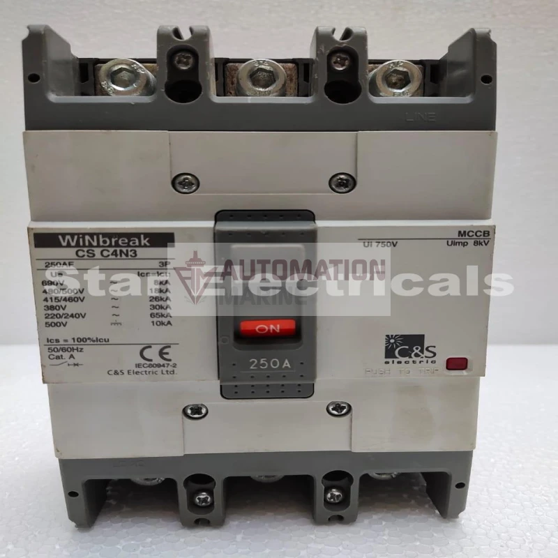 C AND S Electric WinBreak CS C4N3 250A 3-Pole MCCB MCCB