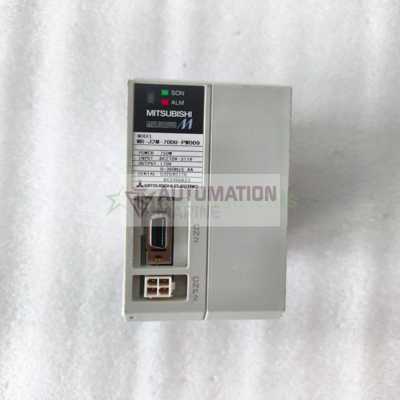Mitsubishi MR-J2M-70DU-PW009 MELSERVO AC Servo Drive AC DRIVES
