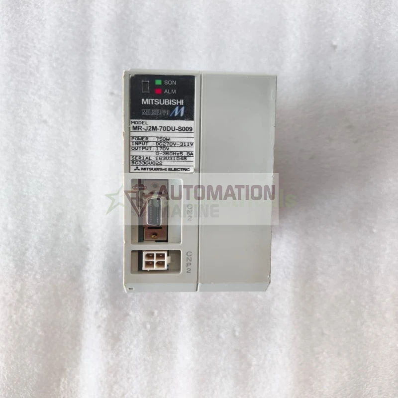 Mitsubishi MR-J2M-70DU-S009 MELSERVO AC Servo Drive DC DRIVE