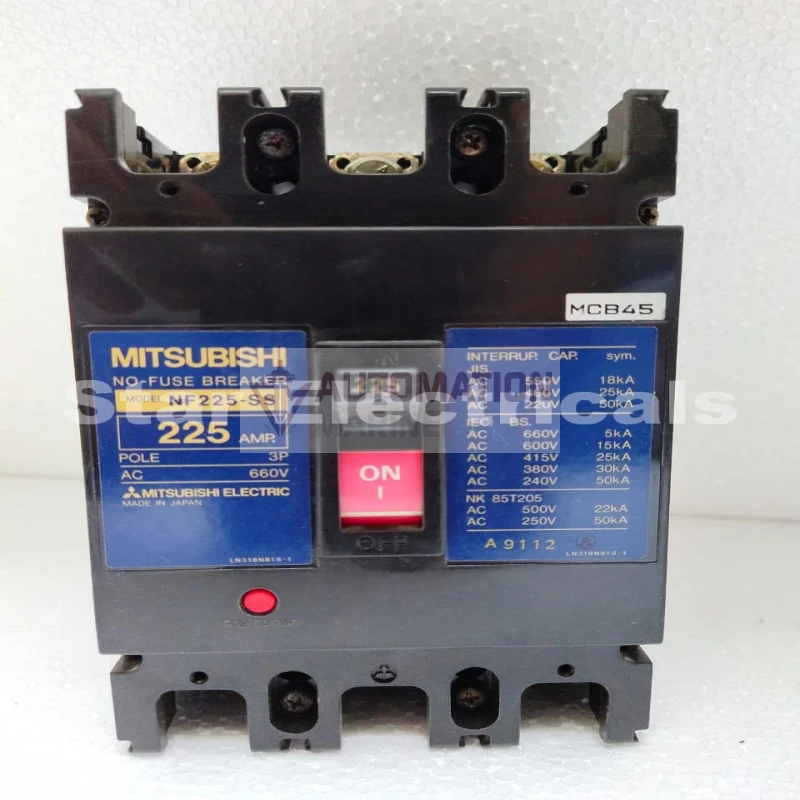 Mitsubishi NF225-SS 3-Pole 225A 660V MCCB MCCB