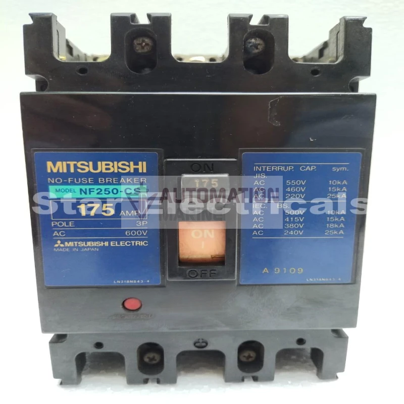Mitsubishi NF250-CS 3-Pole 175A MCCB MCCB