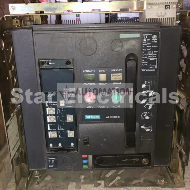 Siemens 3WL1232 3-Pole 3200A Air Circuit Breaker (ACB) ACB