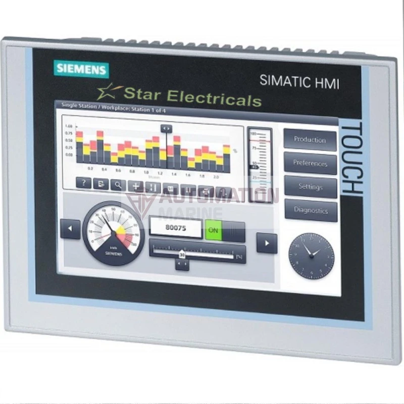 Siemens 6AV2124-0GC01-0AX0 SIMATIC TP700 Basic PN 7” Color HMI Touch Panel HMI
