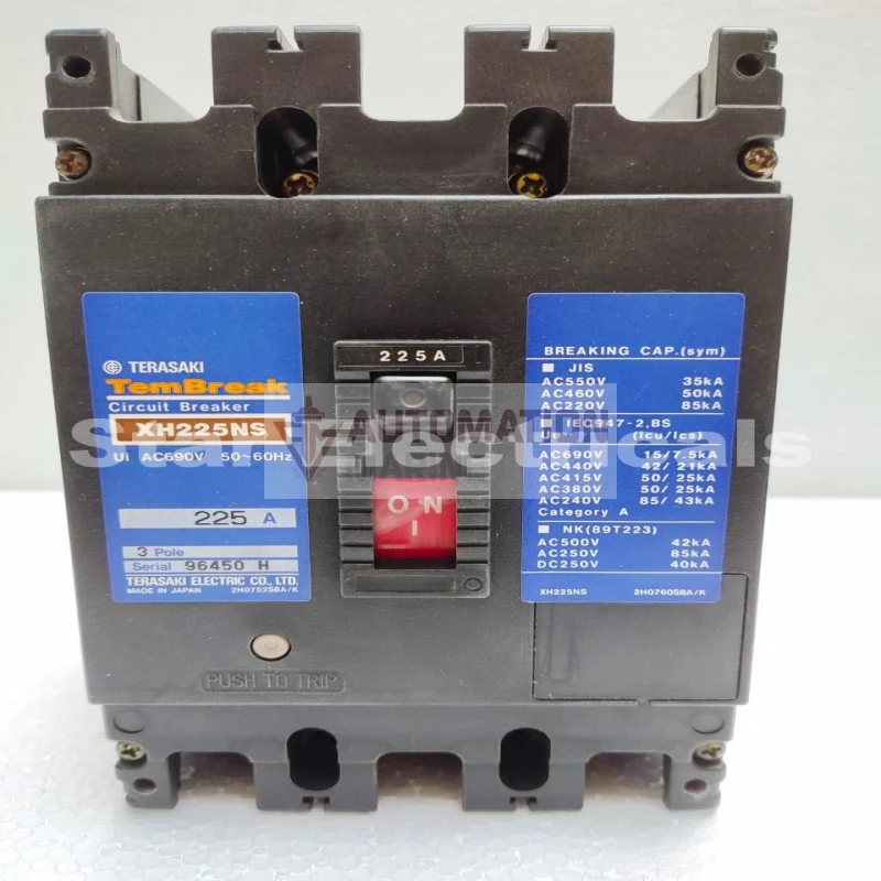 Terasaki TemBreak XH225NS 3-Pole 225A MCCB MCCB