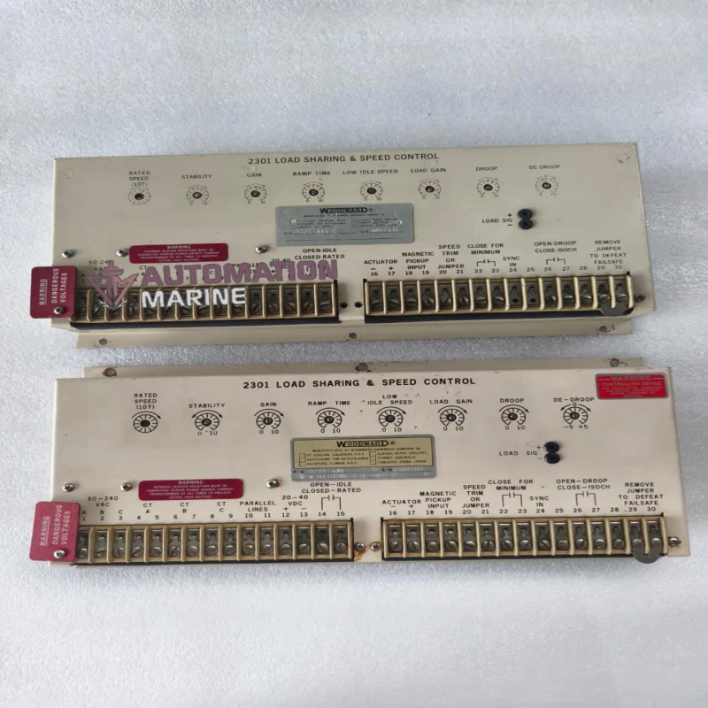 Woodward 8271-444 2301 Load Sharing And Speed Control CONTROLLER