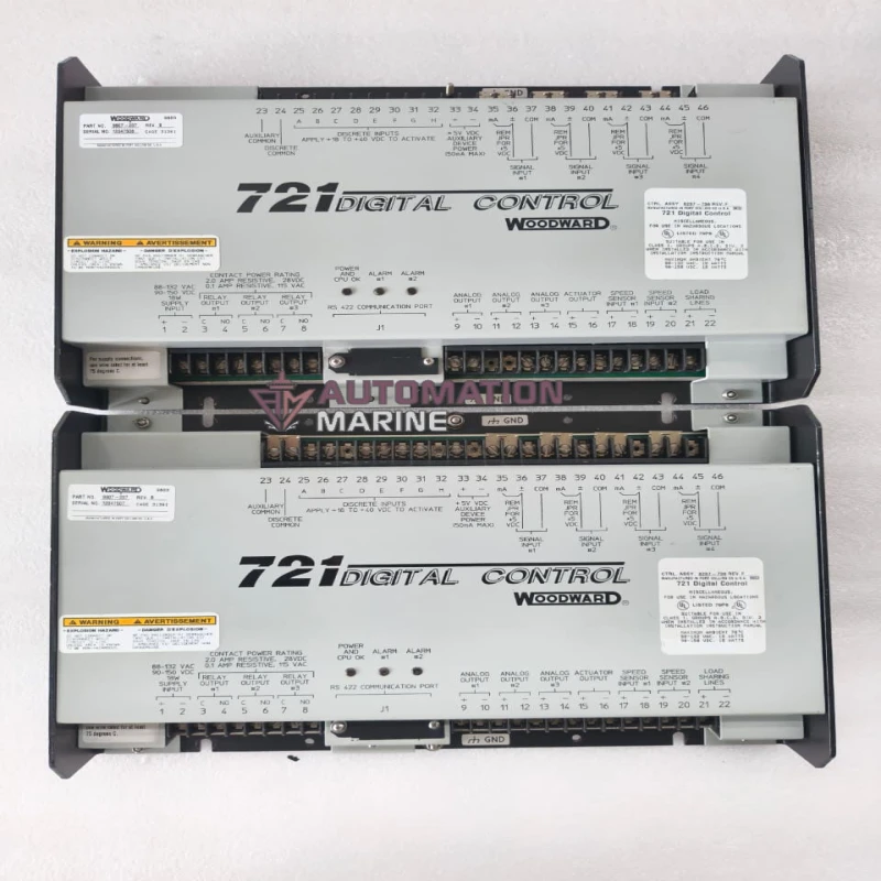 Woodward 9907-207 721 Digital Control CONTROLLER