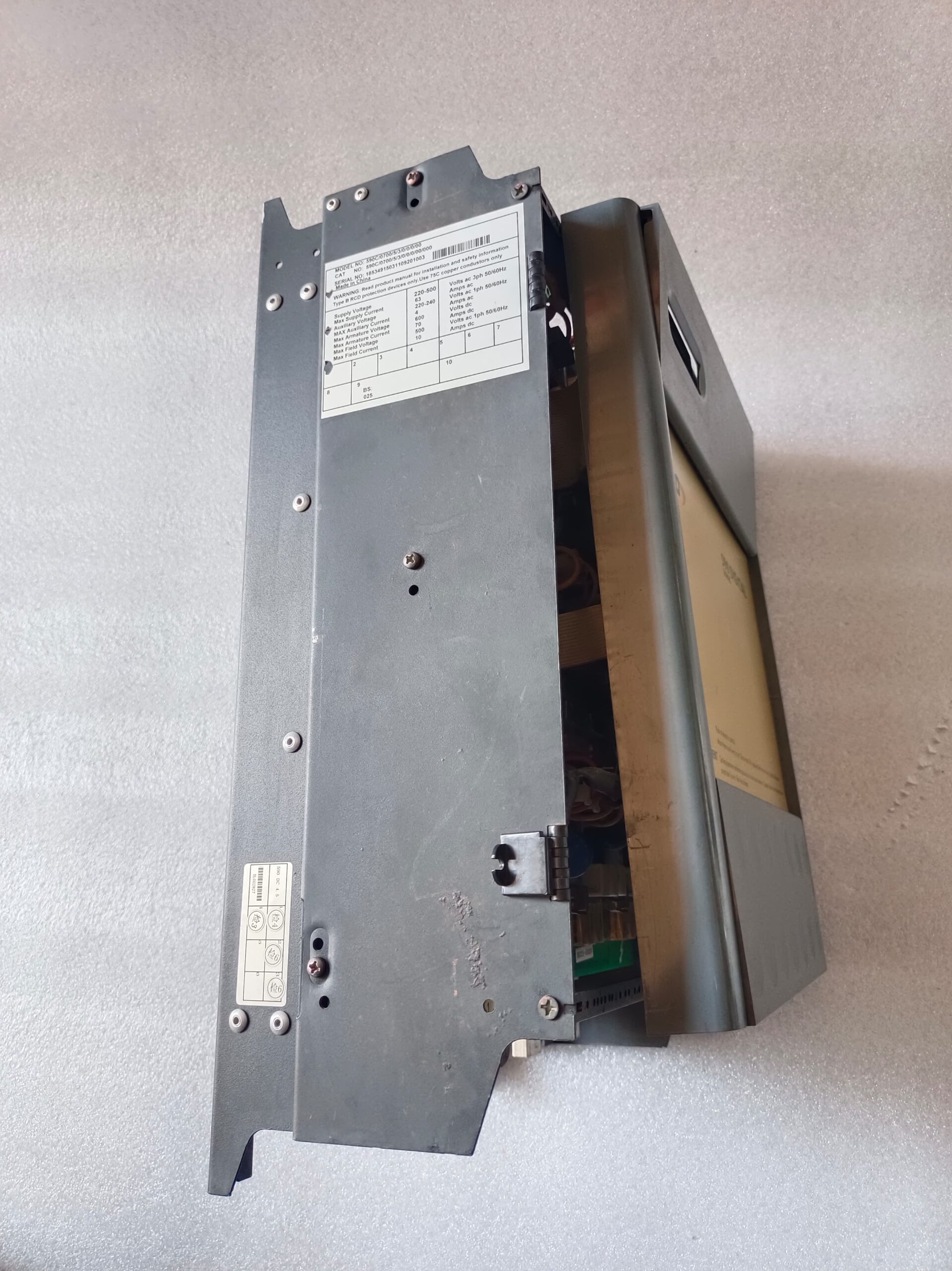 SSD Drives 590 Digital Series 590C/0700/5/3/0/0/0/00 DC Drive | Industrial DC Motor Controller And Digital Converter Drive thumbnail 12
