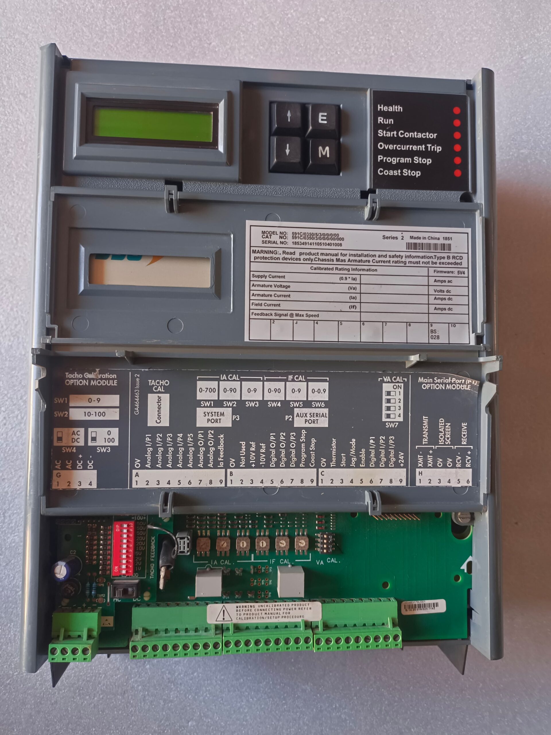 SSD Drives 590 Digital Series 591C/0350/5/3/0/0/0/00 DC Drive | Industrial Digital DC Motor Controller And Converter thumbnail 5