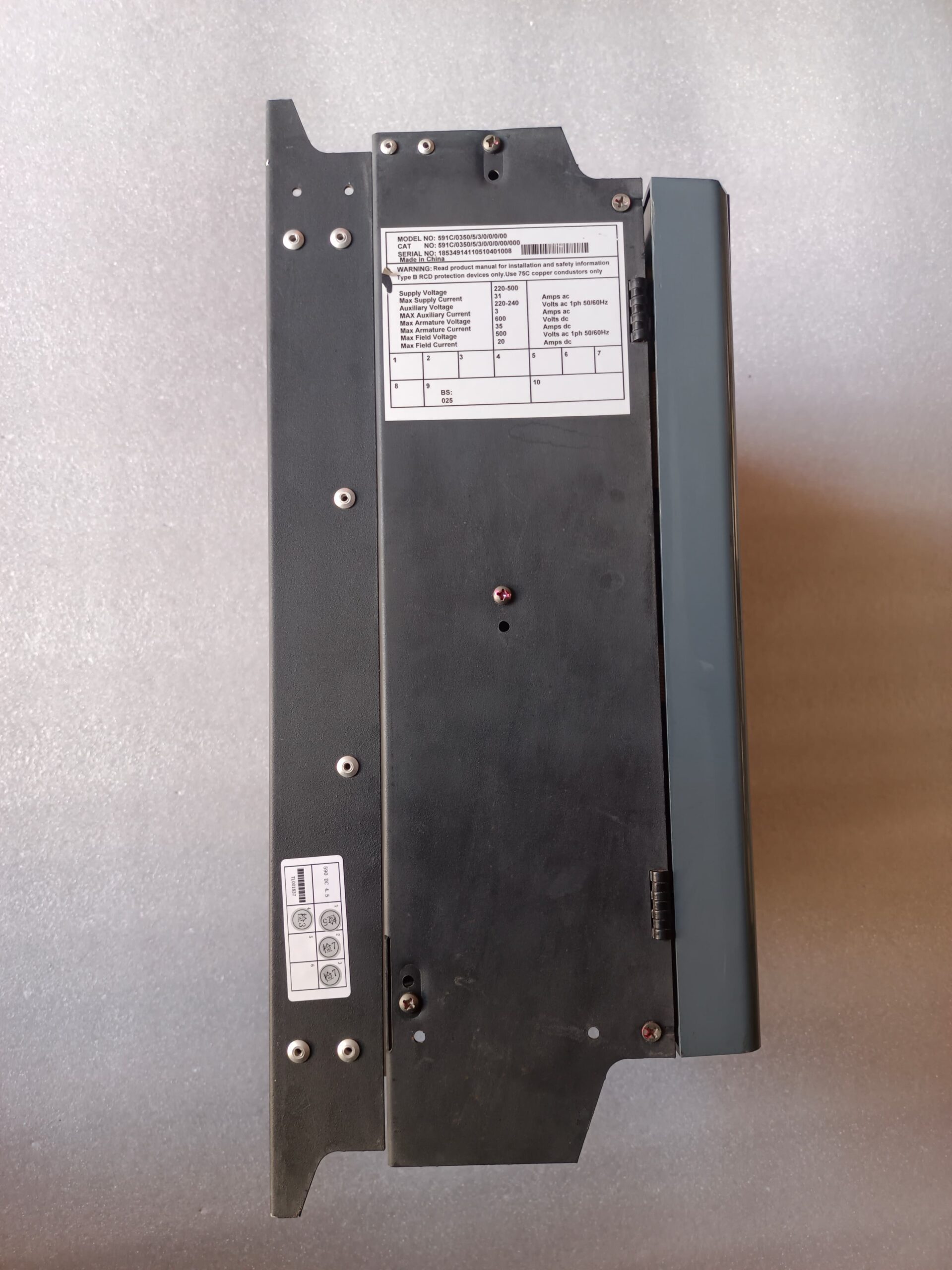 SSD Drives 590 Digital Series 591C/0350/5/3/0/0/0/00 DC Drive | Industrial Digital DC Motor Controller And Converter thumbnail 7