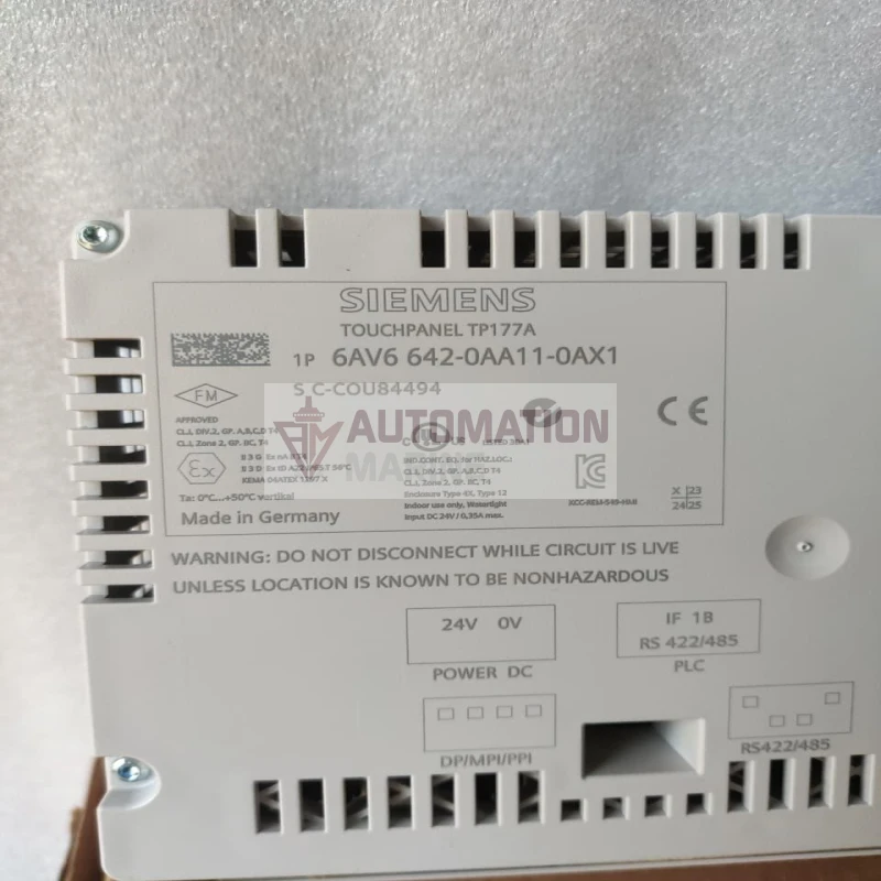 Siemens 6AV6642-0AA11-0AX1 SIMATIC HMI TP177A Touch Panel thumbnail 7