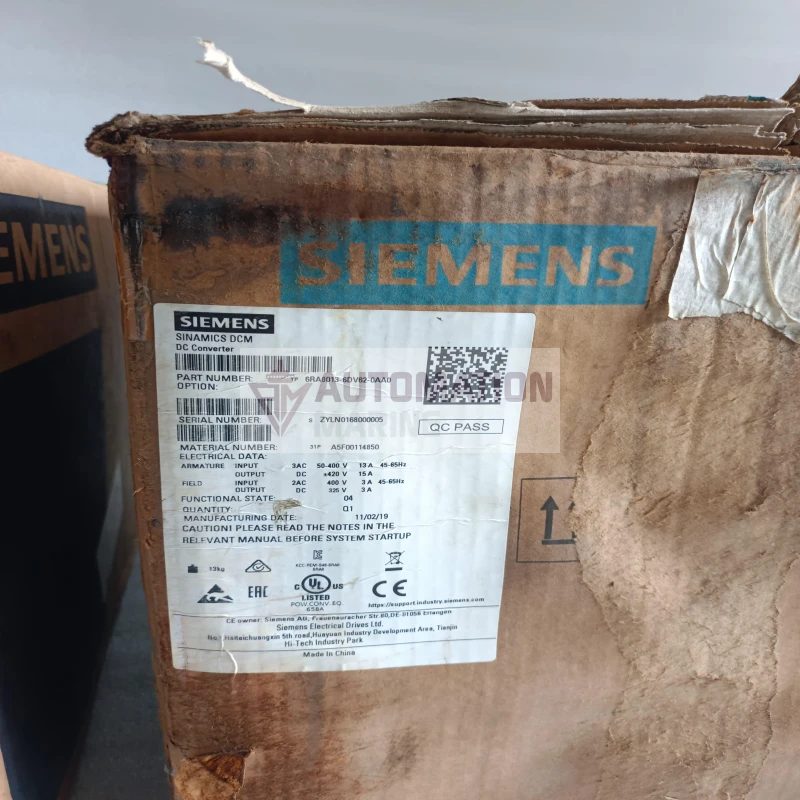 SIEMENS 6RA8013-6DV62-0AA0 SINAMICS DC CONVERTER thumbnail 4