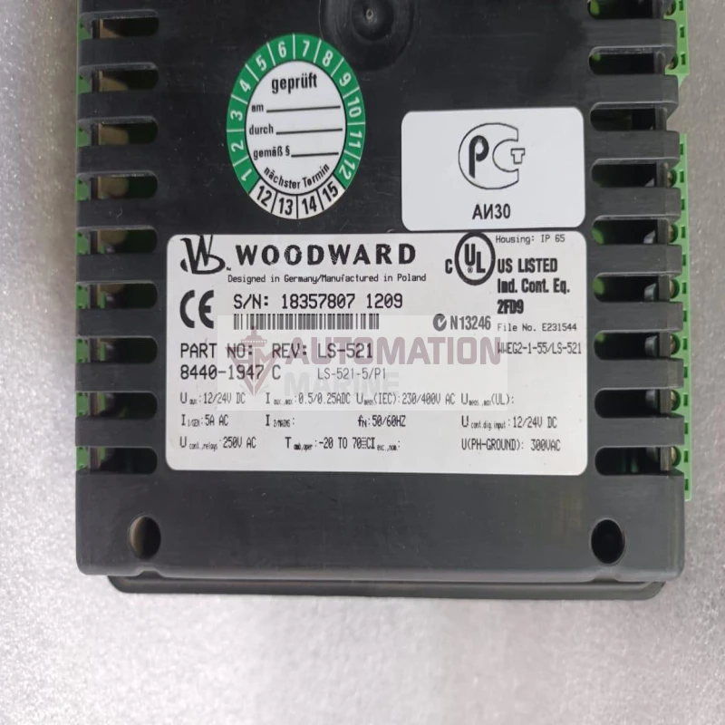 Woodward 8440-1947 LS-521 Line Synchronization Unit thumbnail 8