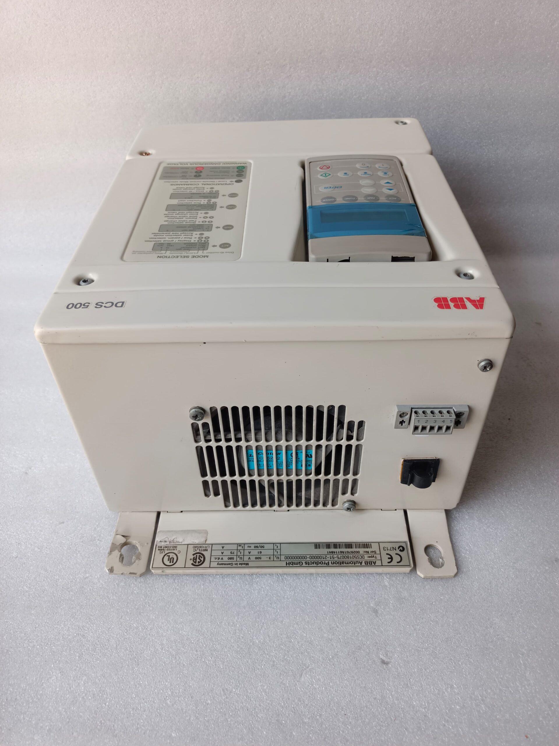 ABB DCS500 DCS501B0075-51-2100000-000000000 DC Drive | Industrial DC Motor Speed Controller And Converter Drive thumbnail 5