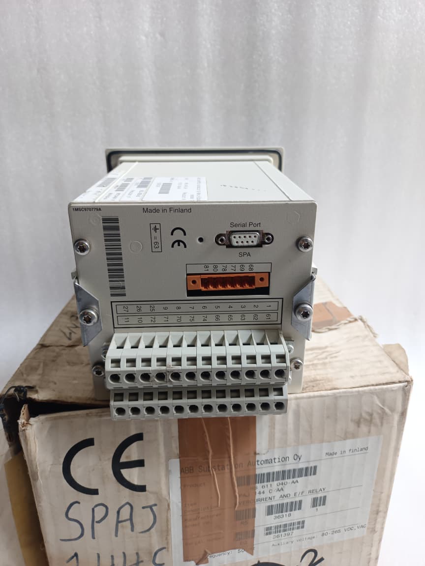 ABB SPAJ 144 C / SPAJ 144 C-AA Overcurrent And Earth-Fault Relay – Advanced Electrical Protection Relay System thumbnail 12