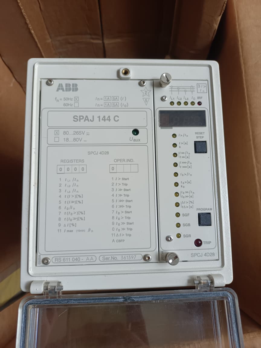 ABB SPAJ 144 C / SPAJ 144 C-AA Overcurrent And Earth-Fault Relay – Advanced Electrical Protection Relay System thumbnail 5