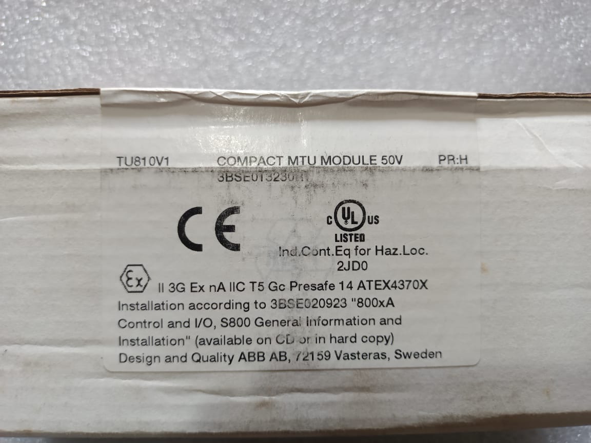 ABB TU810V1 3BSE013230R1 Compact Module Termination Unit (MTU) for S800 I/O System  SALE FOR LOT 9 QTY ONLY 1499$ thumbnail 7