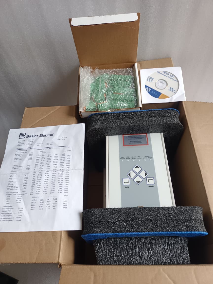 BASLER DECS-250 DECS-250-LN1SA1N Digital Excitation Control System | New Automatic Voltage Regulator (AVR) for Generator Excitation Control thumbnail 3