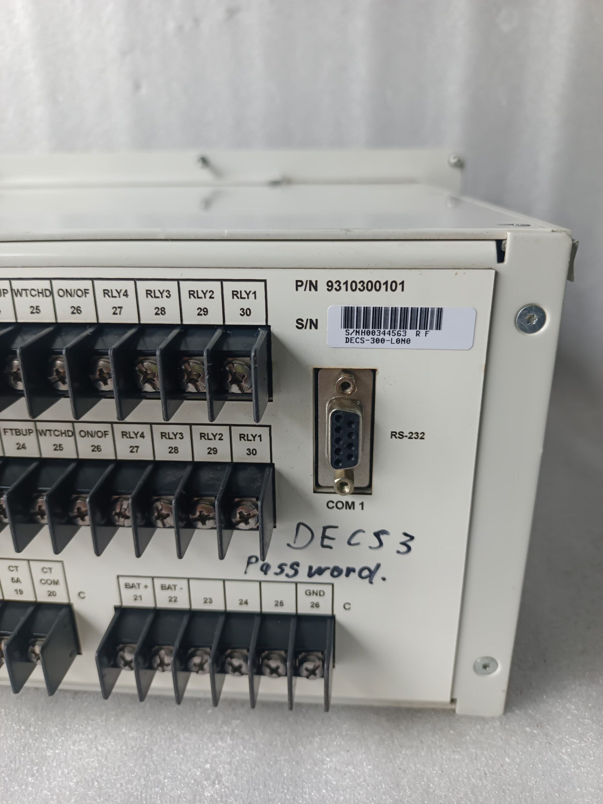 BASLER DECS-300 DECS-300-L0N0 Digital Excitation Control System | Automatic Generator Excitation Controller thumbnail 5