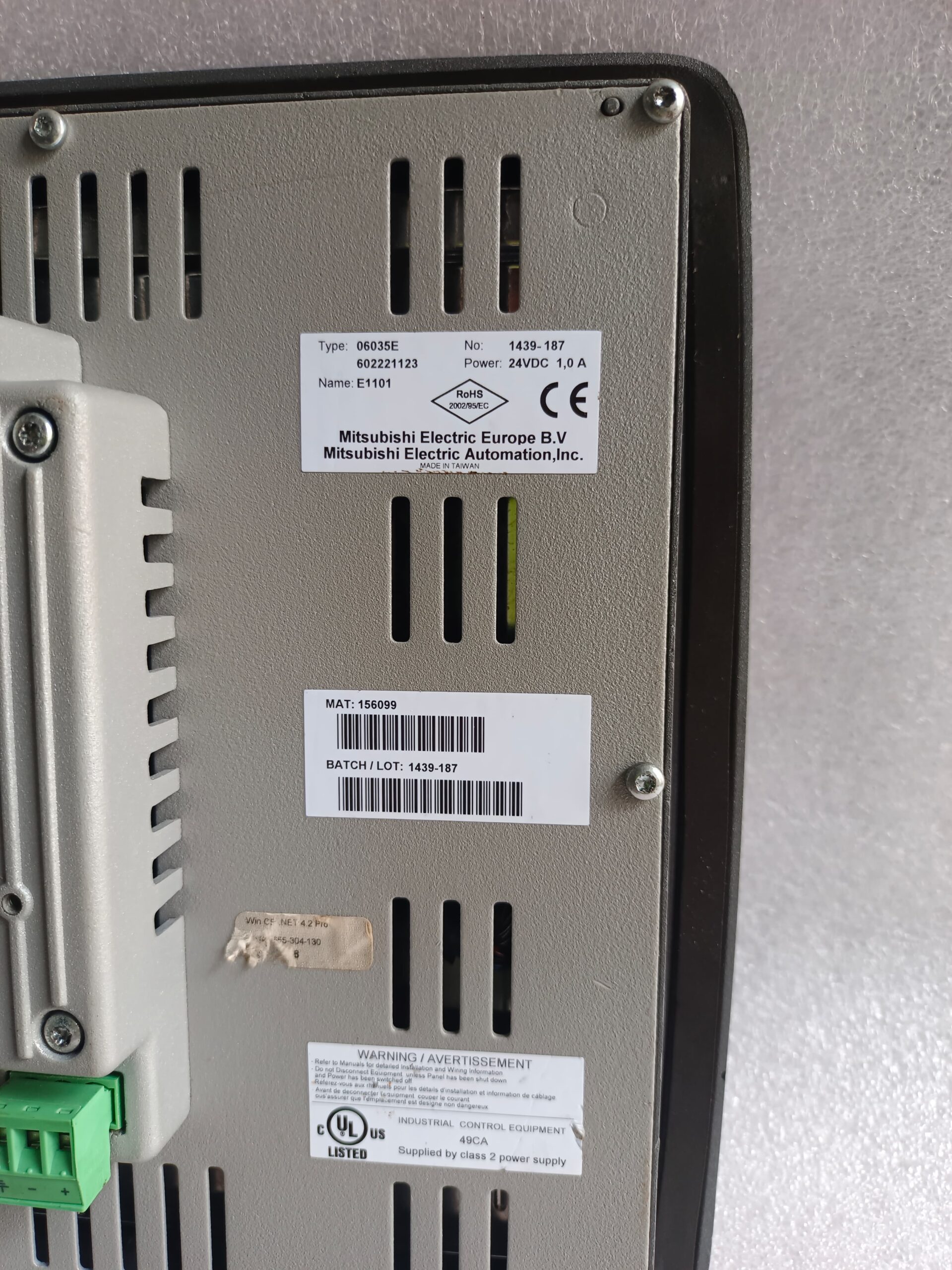 Beijer E1101 06035E HMI Touch Panel | 10.4 Industrial Operator Interface Display thumbnail 9
