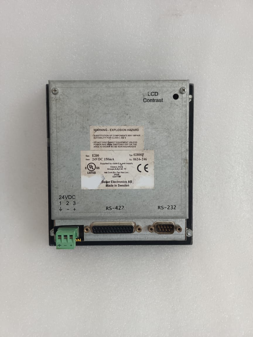 Beijer Electronics E200 02800F HMI Operator Panel | Industrial Touchscreen Interface thumbnail 7
